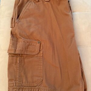 Duluth Trading Co rust Cargo Shorts